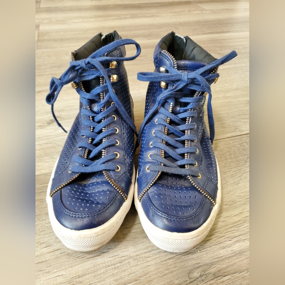 Rebecca Minkoff Blue High-Top Sneakers